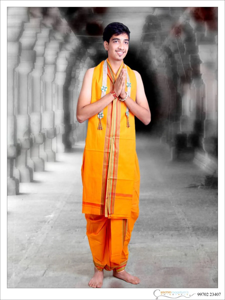 Stitched Dhoti Dupatta Set - Image 2