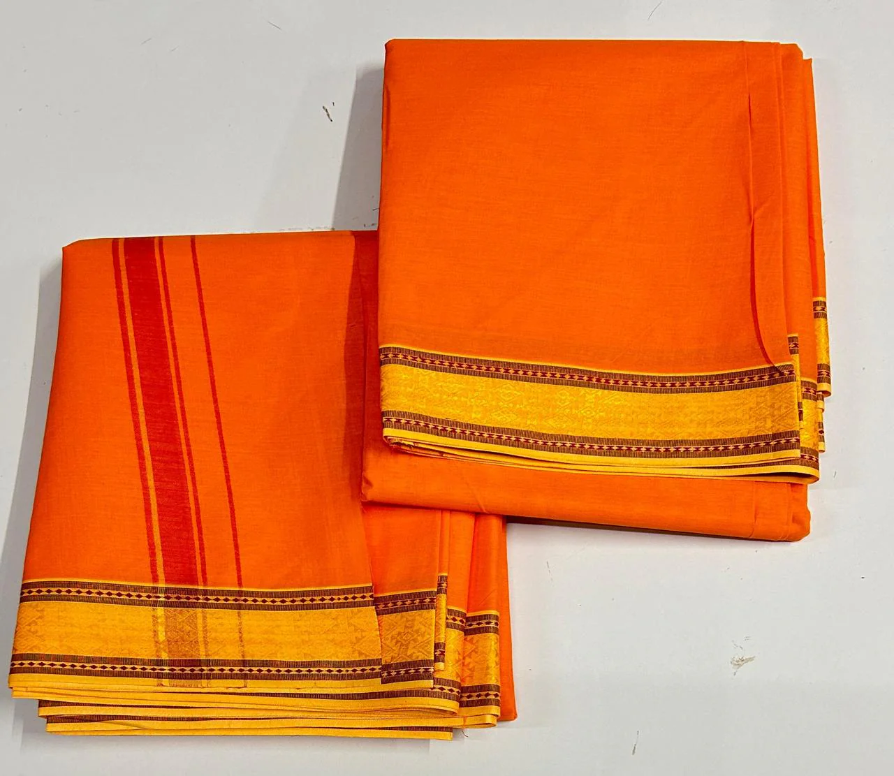 Unstitched Dhoti Dupatta Set - Image 2